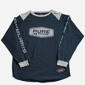 Polaris Men's Navy and Blue T-shirt